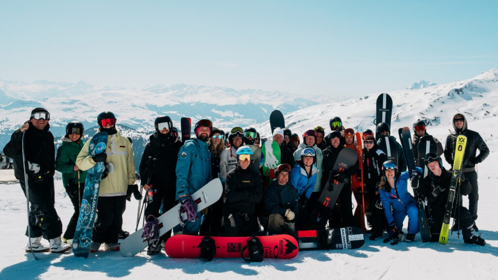 Group Skiing