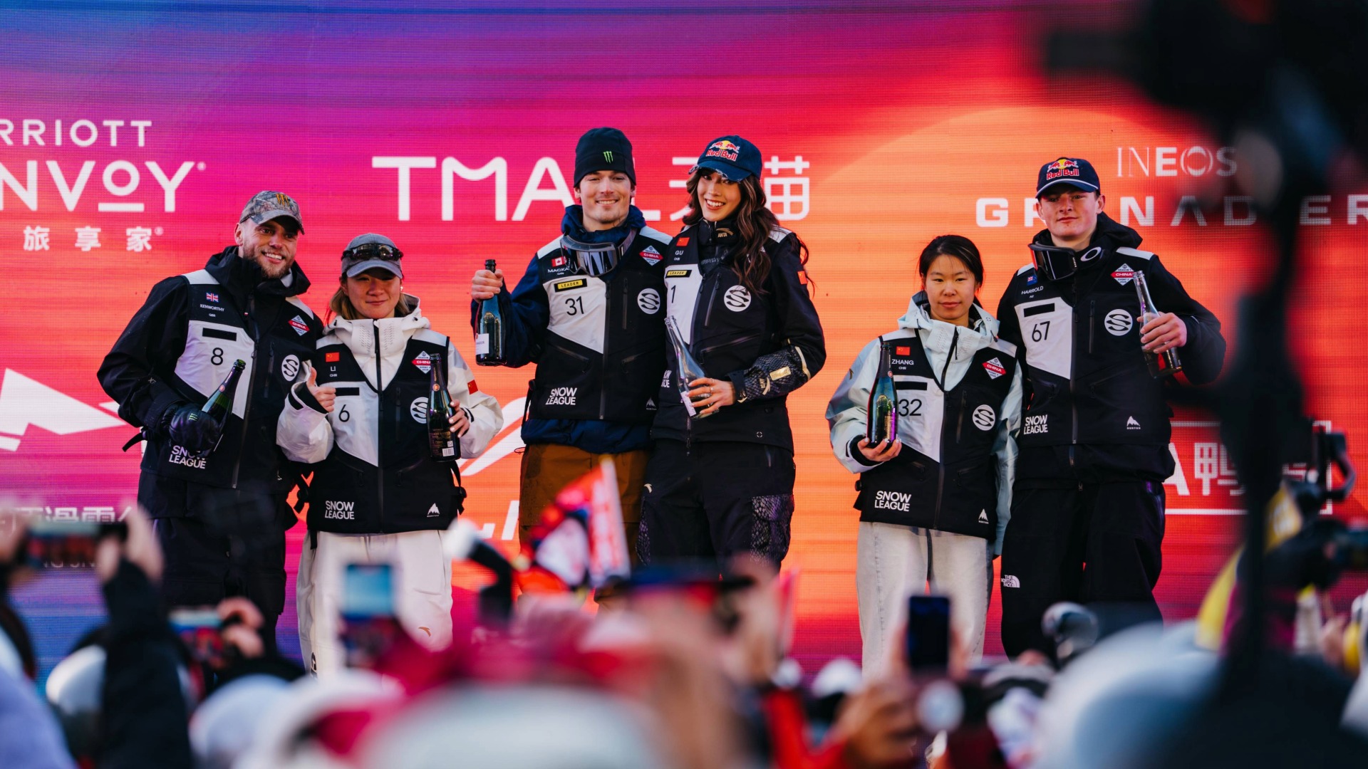 Eileen Gu and Brendan Mackay Claim Inaugural Snow League Freeski Halfpipe Victories in China