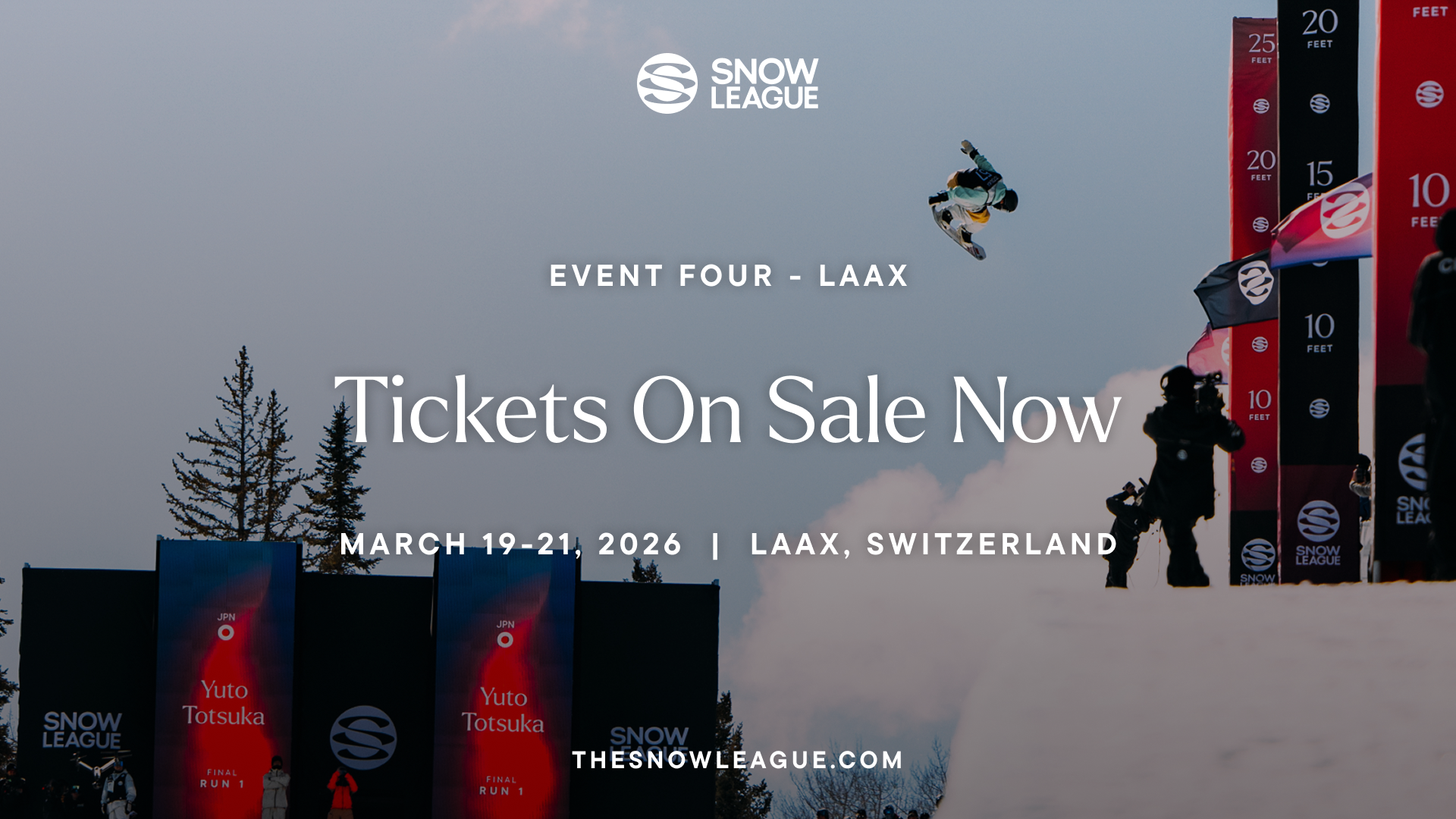 The Snow League Will Crown Its Season One Champions in LAAX on March 19 – 21; Tickets On Sale Now
